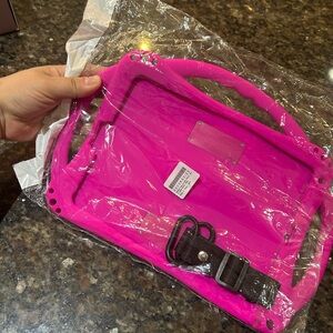iPad 9th Gen Hot Pink Case with Stand and Strap Brand New Sealed